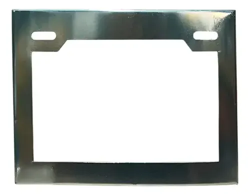 PORTA PLACA DE ALUMINIO Y COLORES MZ